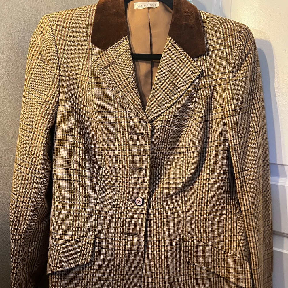 Harry Hall tweed hunt coat (vintage)